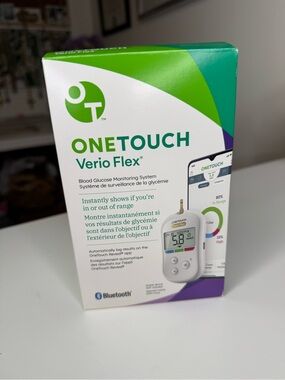 OneTouch Verio Flex Blood Glucose Monitoring System + test strips